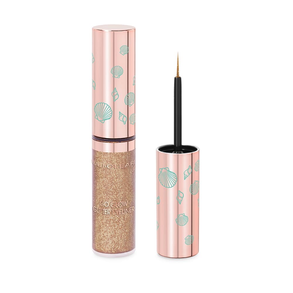 Подводка для глаз с глиттерами Naj-Oleari Go Glow Glitter Eyeliner - фото 2