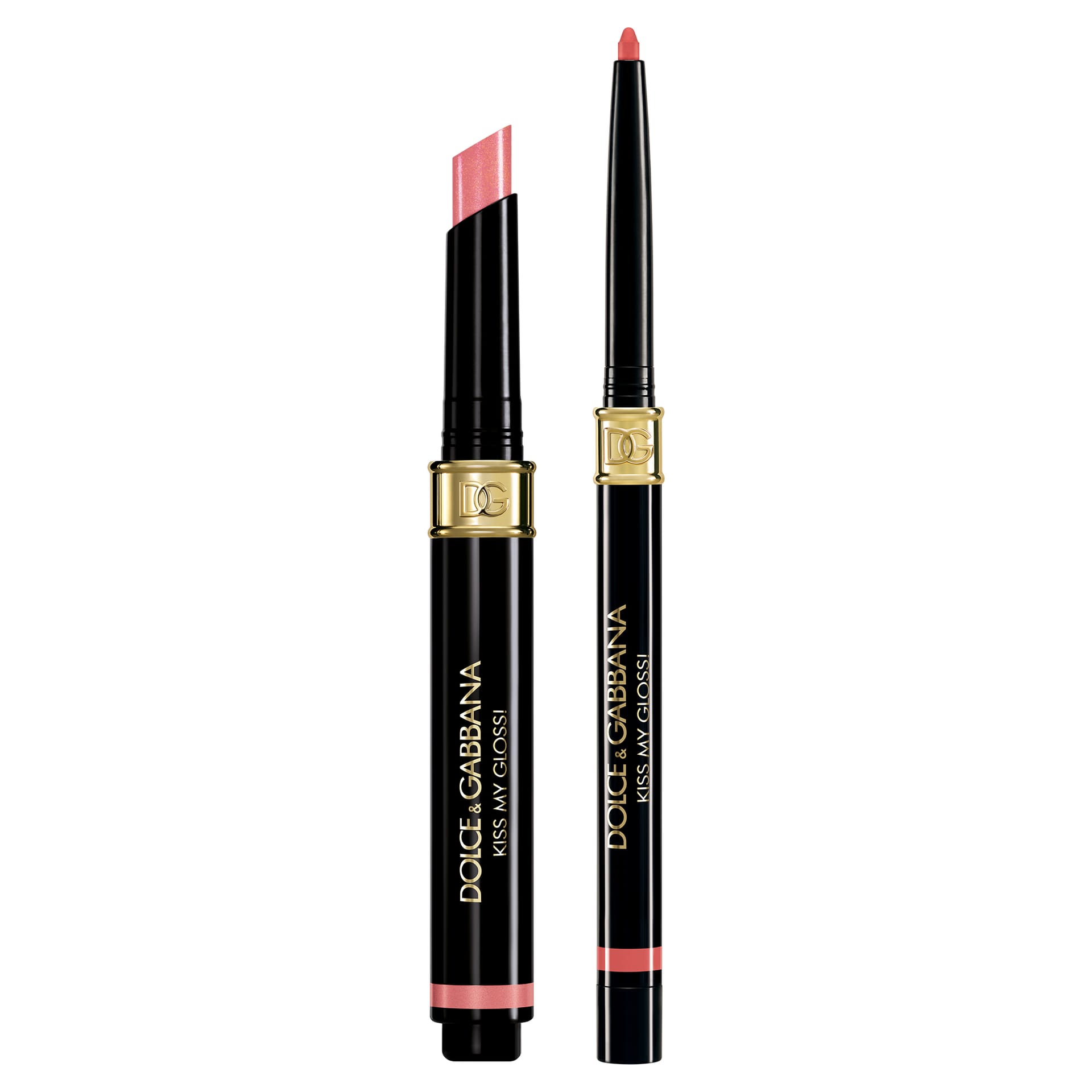 Блеск-стик для губ+карандаш для губ Kiss My Gloss!/4D Gloss Stick & Lip Liner Duo, 1г+0,1г