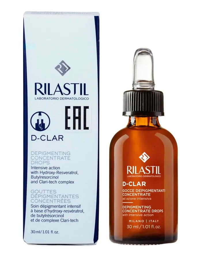Депигментирующая сыворотка с пептидами D-Clar Depigmenting Concentrate Drops, 30 мл
