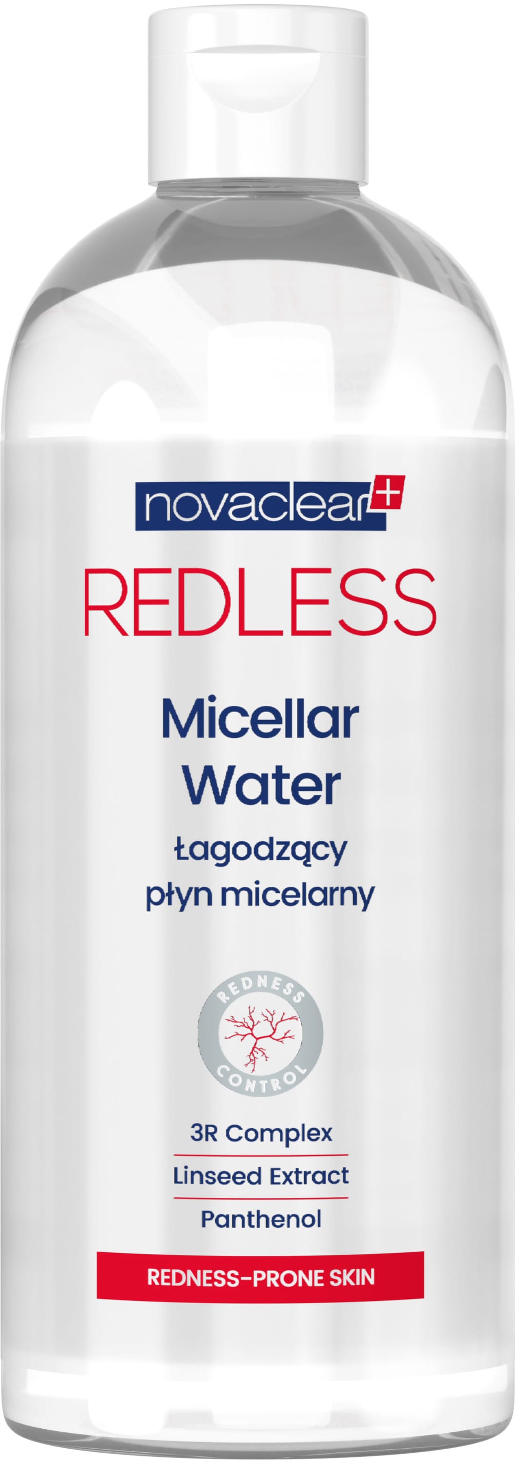 Успокаивающая мицеллярная вода Novaclear Redless, 400 мл