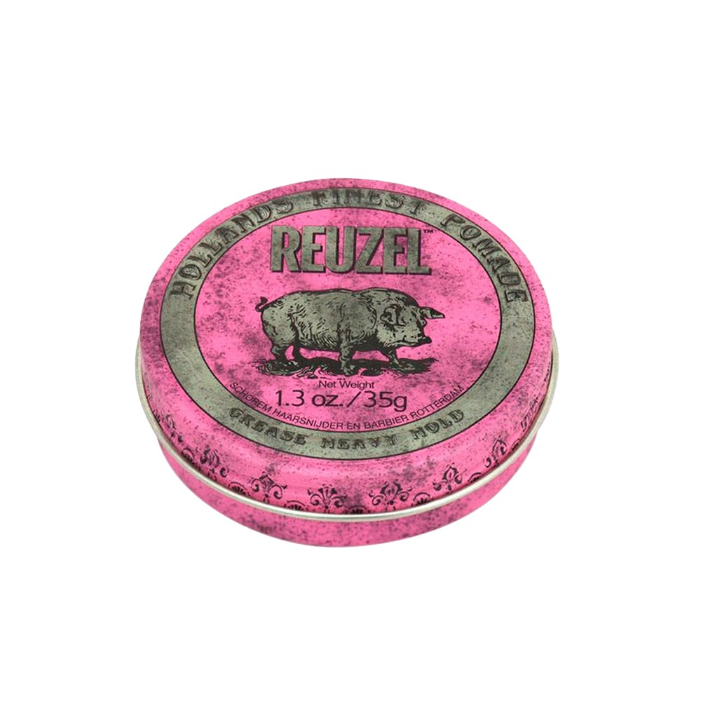 Розовая помада Reuzel Grease Heavy Hold
