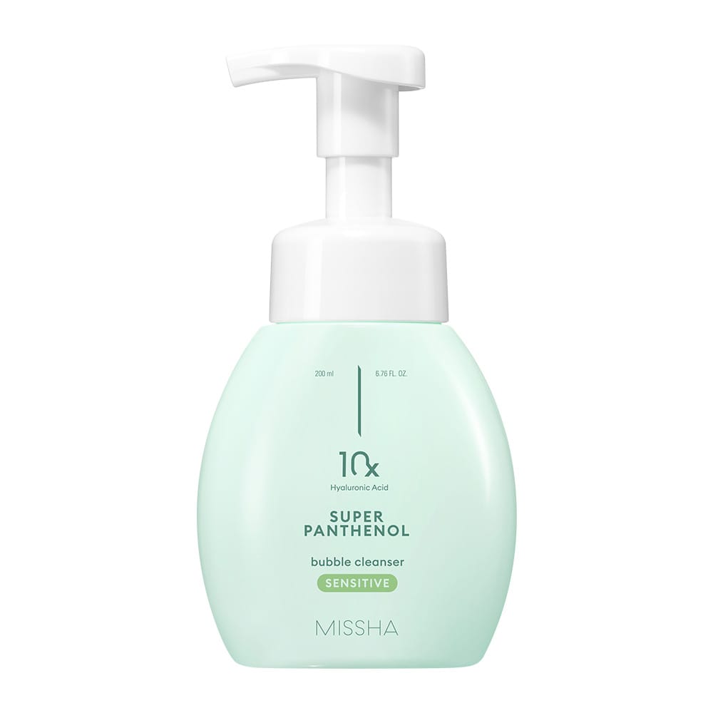 Нежная пенка для умывания Missha Super Panthenol Bubble Cleanser Sensitive, 200 мл