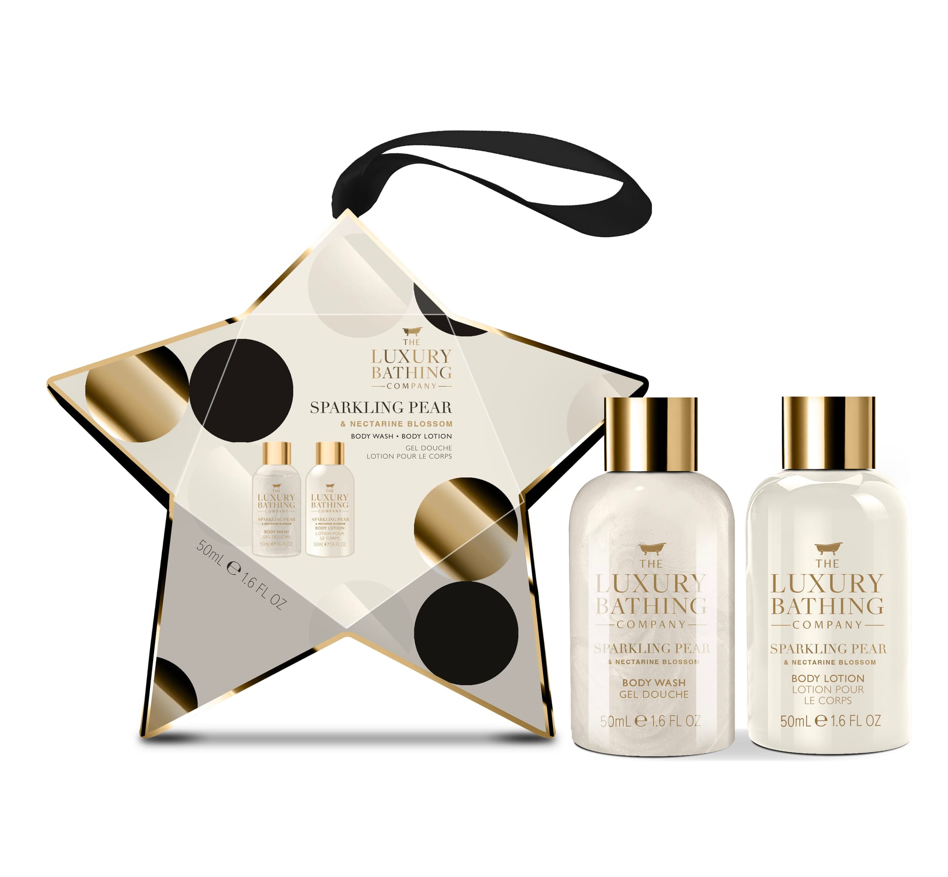 Косметический набор Sparkling Pear & Nectarine Blossom (Гель для душа Body Wash, 50 мл + Лосьон для тела Body Lotion, 50 мл)