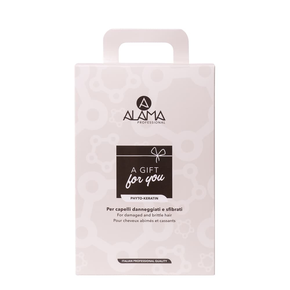 Alama-Набор косметический (Шампунь восстанавливающий Alama REPAIR SHAMPOO, 300 мл + Кондиционер для волос восстанавливающий Alama REPAIR CONDITIONER, 300 мл + Флюид для укладки волос восстанавливающий термозащитный Alama REPAIR MIRACLE FLUID 5 IN 1, - фото 2