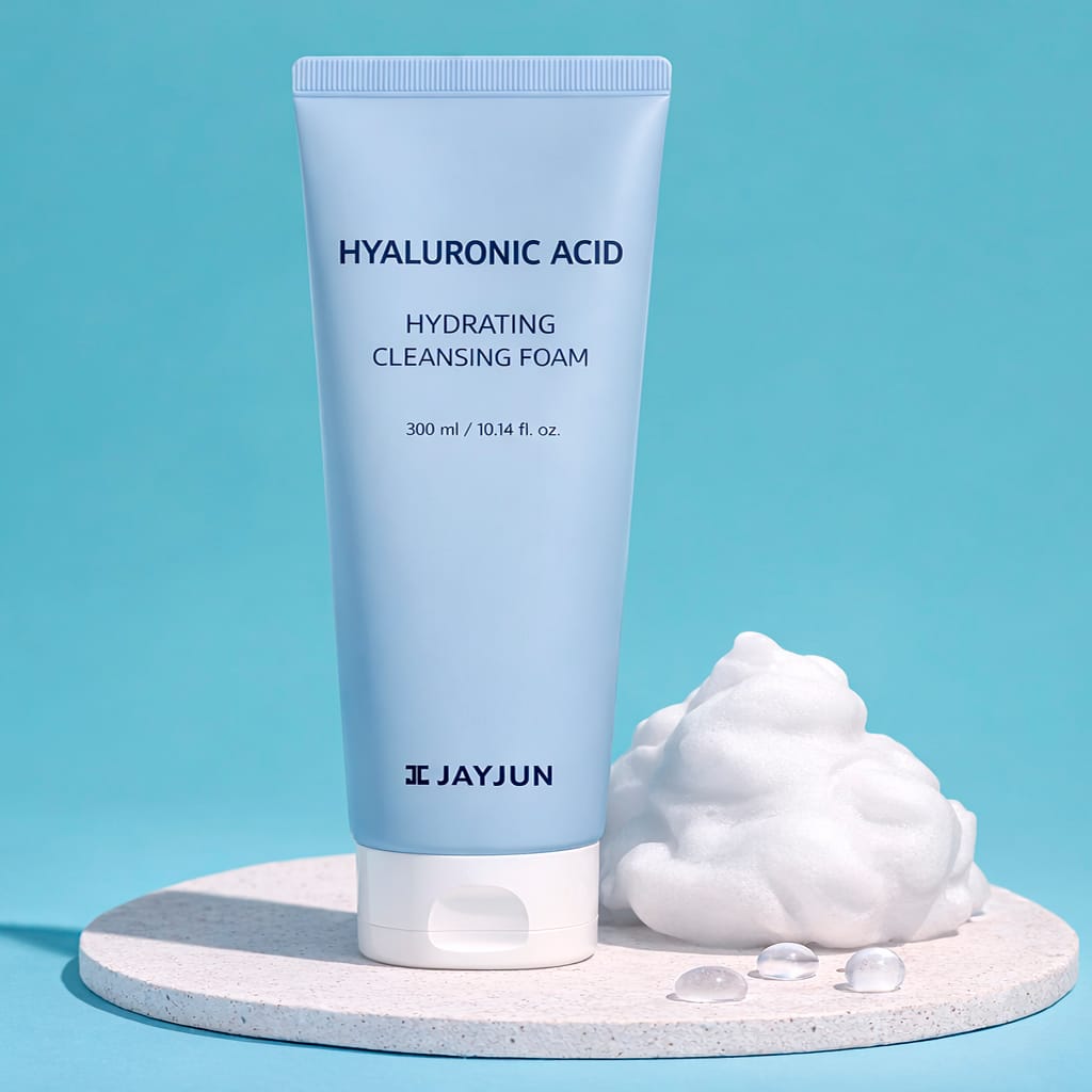 Увлажняющая очищающая пенка для лица Hyaluronic Acid Hydrating Cleansing Foam, 300 мл - фото 2