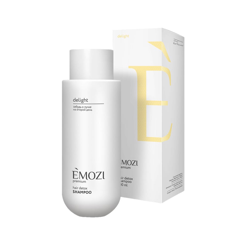 Бальзам для волос склонных к жирности Emozi Premium "Delight" Hair Detox Balm, 400 мл - фото 2