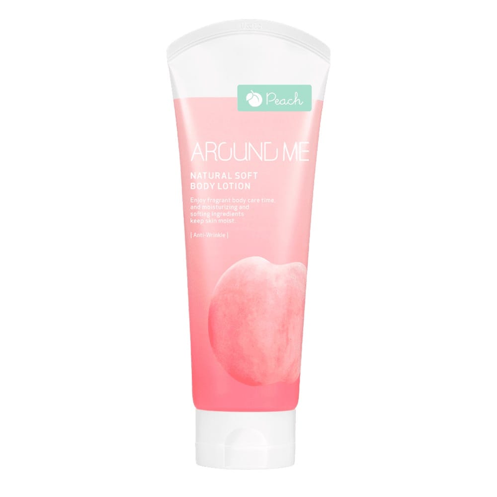 Лосьон для тела с экстрактом персика Around Me Natural Soft Body Lotion Peach, 230 мл