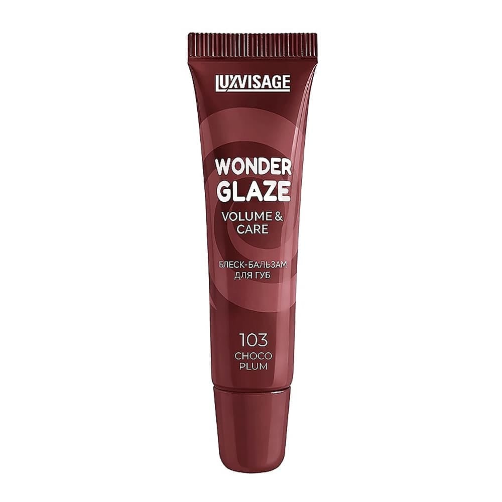 Блеск-бальзам для губ Luxvisage Wonder Glaze Volume & Care, 12 г