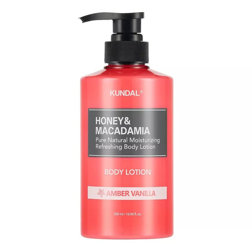 Лосьон для тела Honey & Macadamia Body Lotion Amber Vanilla, 500 мл