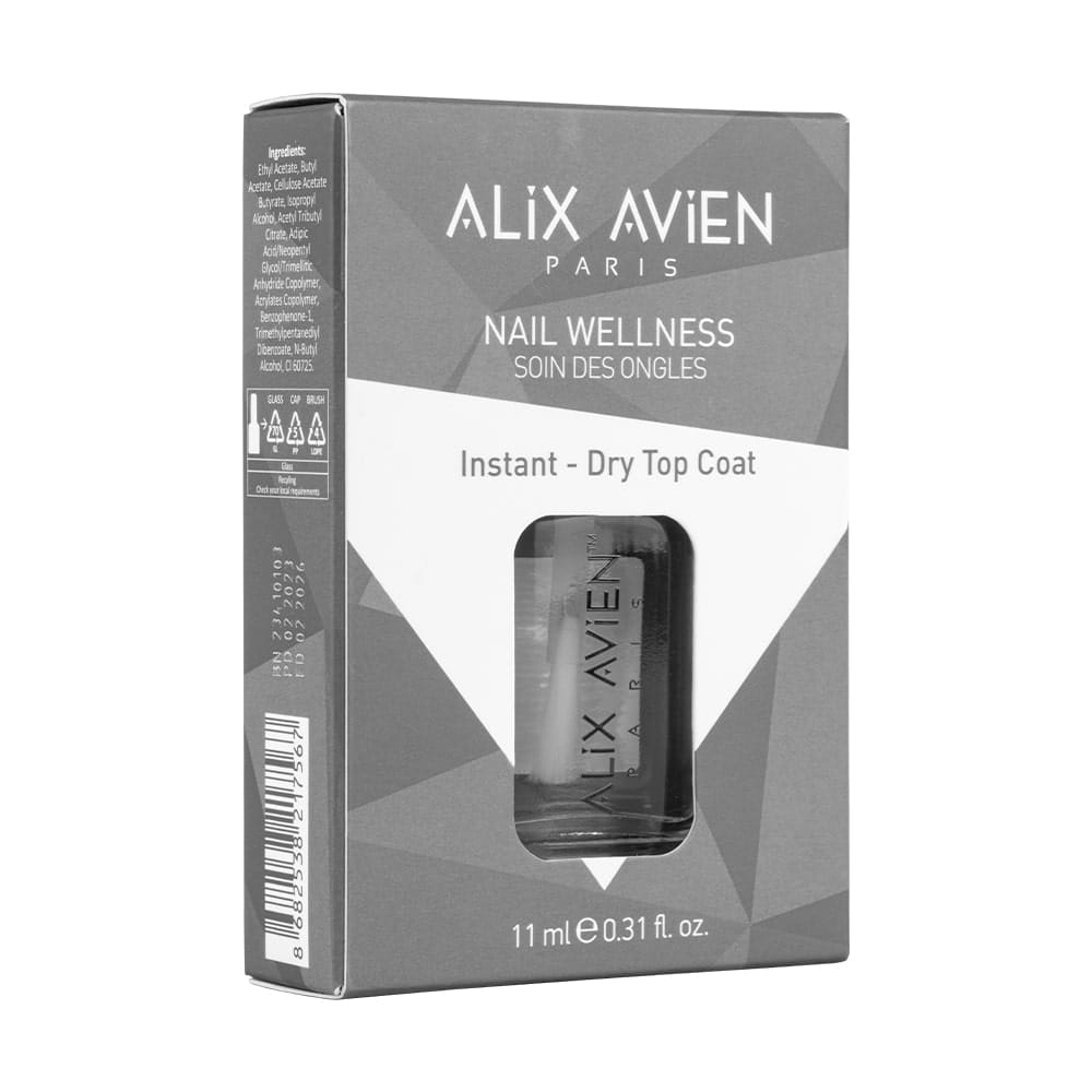 Закрепитель лака для ногтей  Nail Wellness/Instant - Dry Top Coat, 11 мл