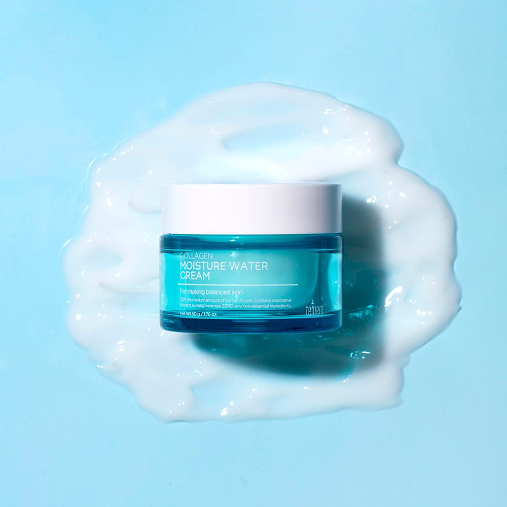 Увлажняющий, укрепляющий крем для лица Tenzero Collagen Moisture Water Cream, 50 г - фото 3