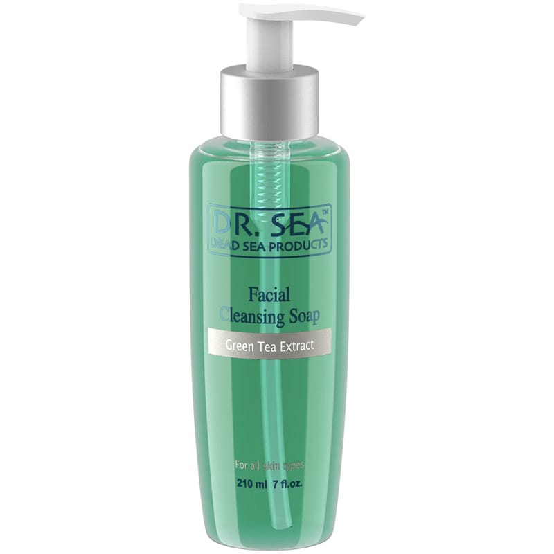 Мыло очищающее для лица с экстрактом зеленого чая Facial Cleansing Soap - Green Tea Extract, 210 мл