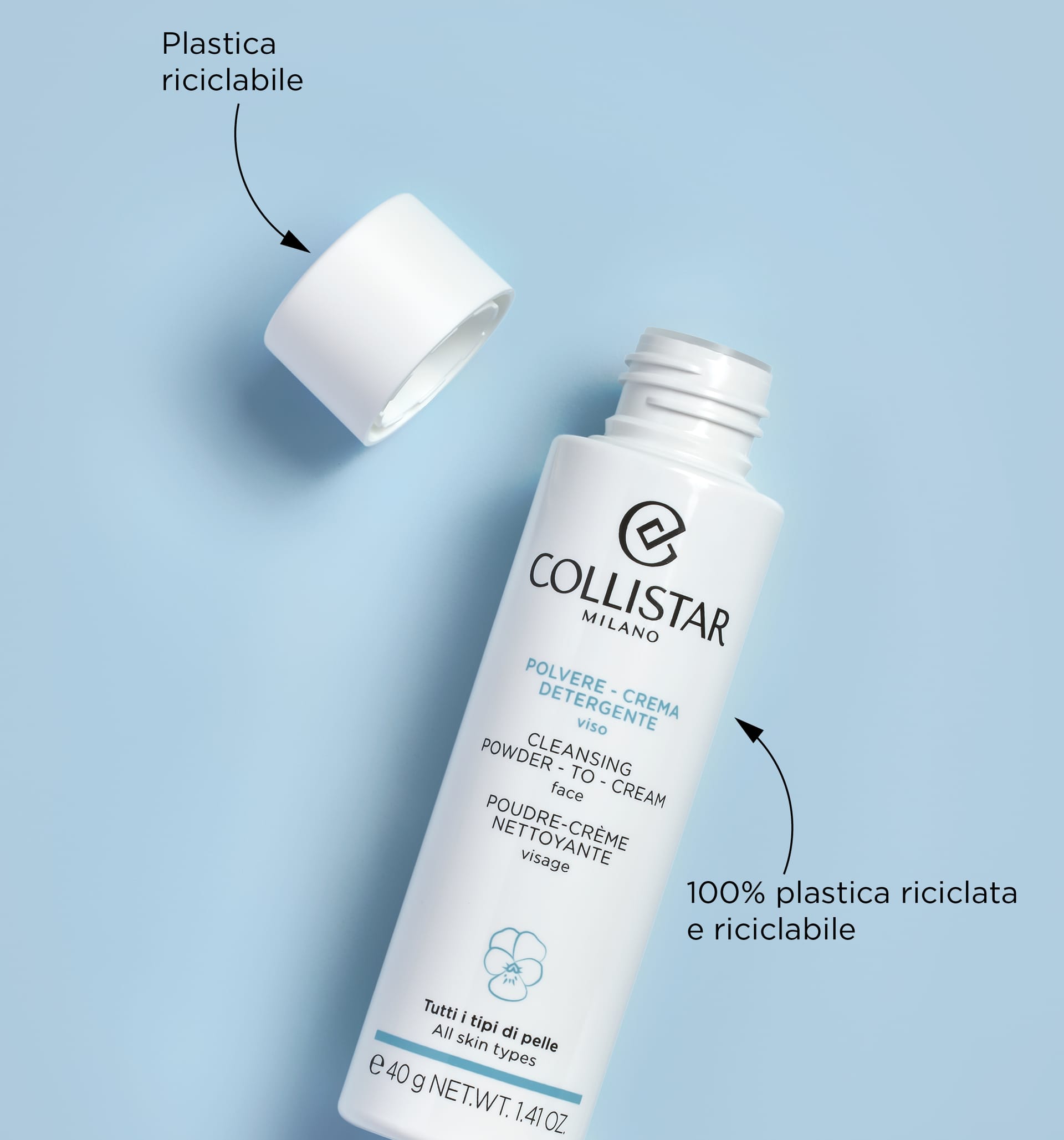 Очищающая крем-пудра для лица Cleansing Powder-To-Cream Face, 40 г - фото 2