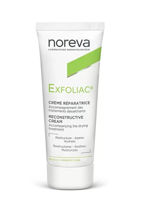 Восстанавливающий крем для лица Exfoliac Reconstructive Cream, 40 мл