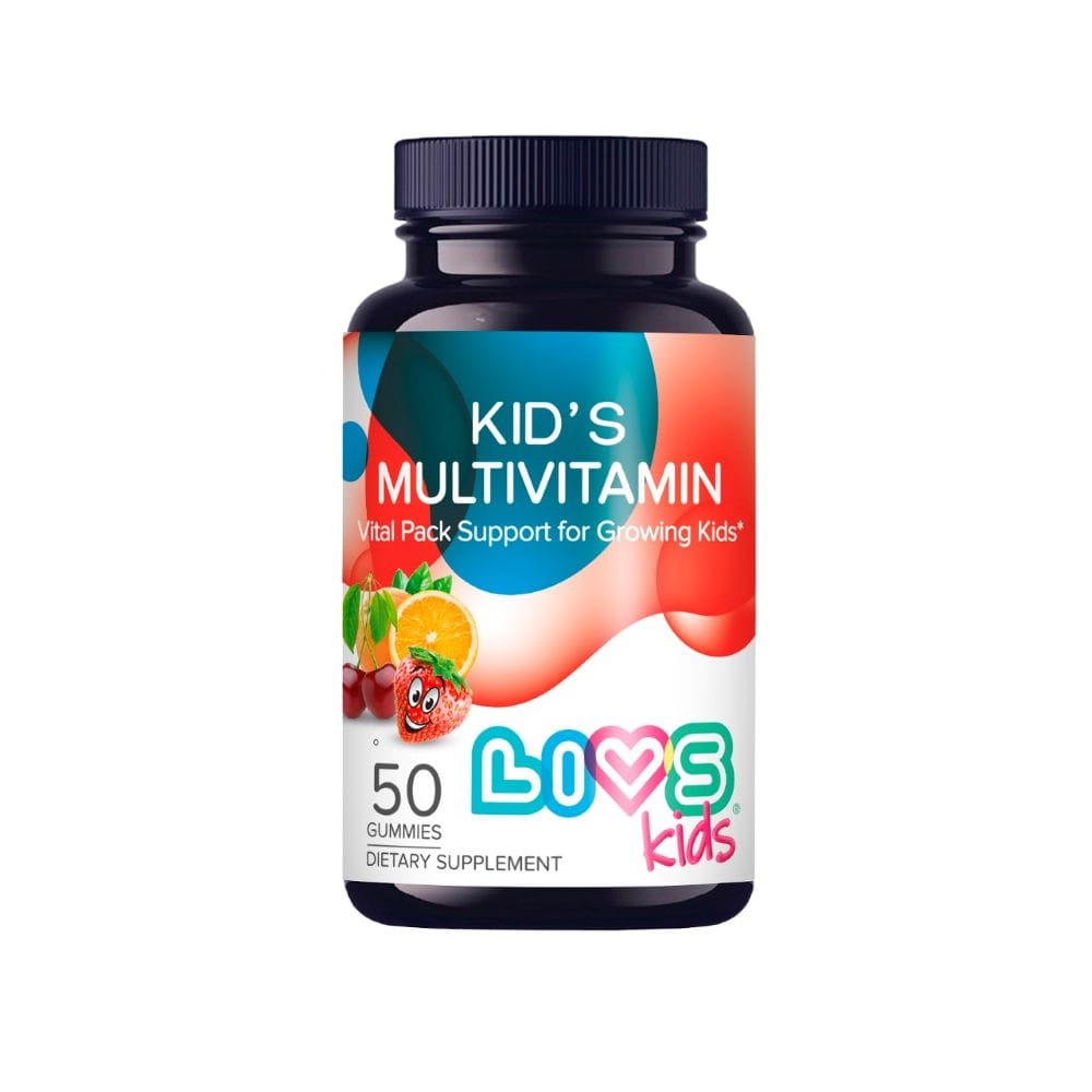 Livs БАД «Мультивитаминный комплекс для детей со вкусом фруктов и ягод (Kid’s Multivitamin Mix Gummy Fruits And Berries Flavour)» мармеладные пастилки 3г № 50