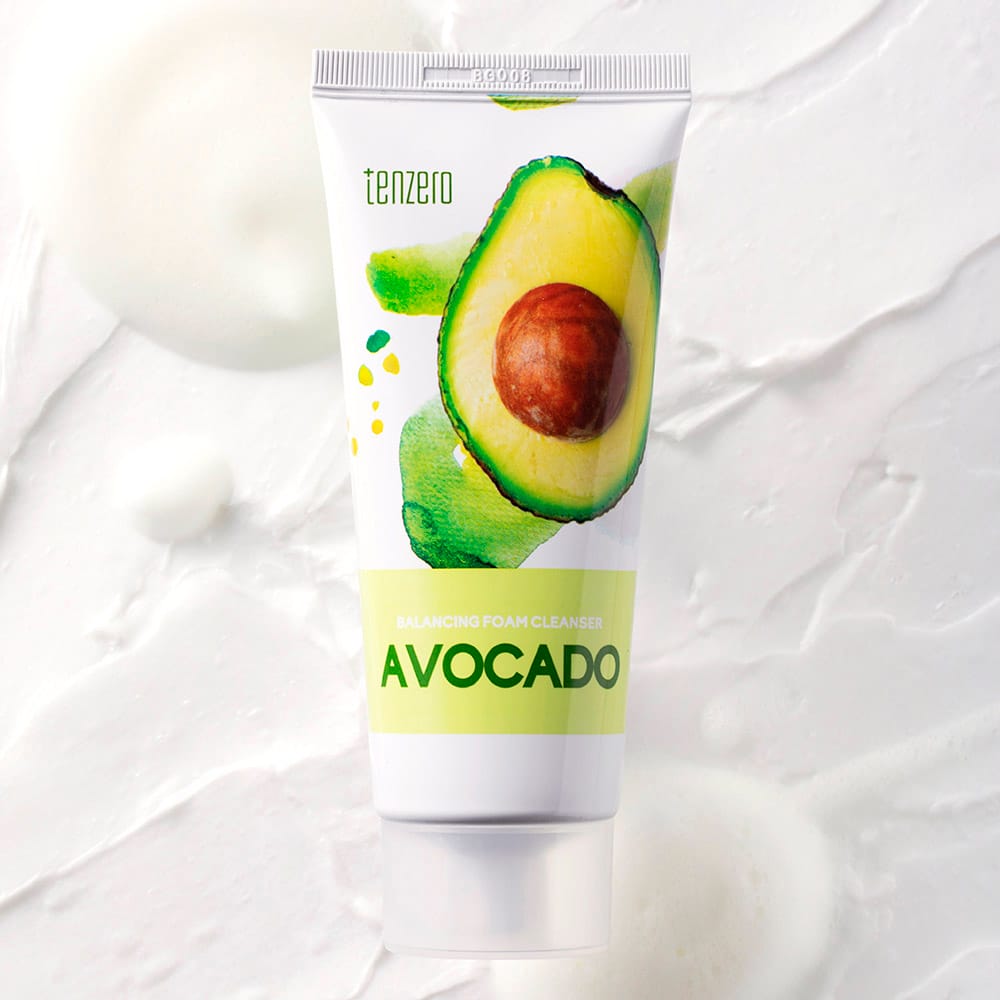 Крем-пенка для лица очищающая Tenzero Balancing Foam Cleanser Avocado, 100 мл - фото 3