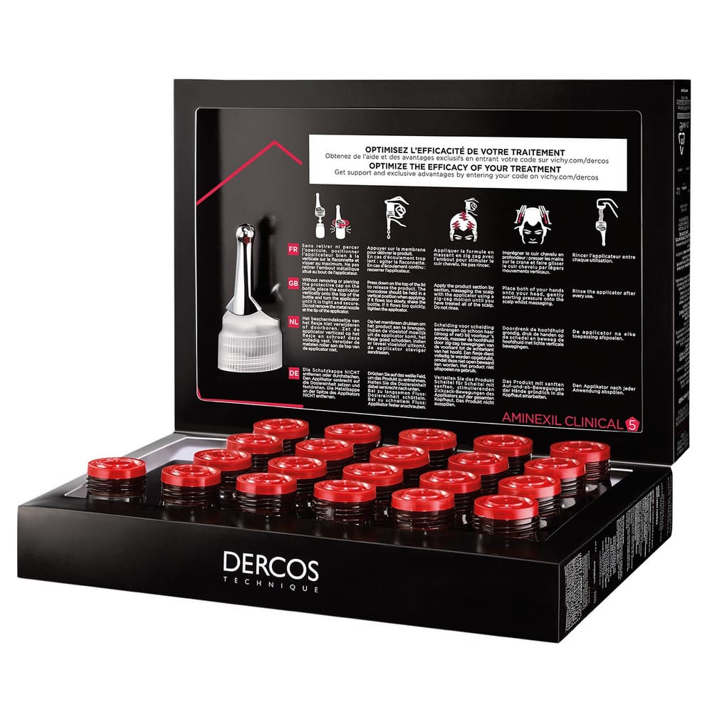 Средство Dercos Aminexil Intensive 5 против выпадения волос для мужчин, 21 шт