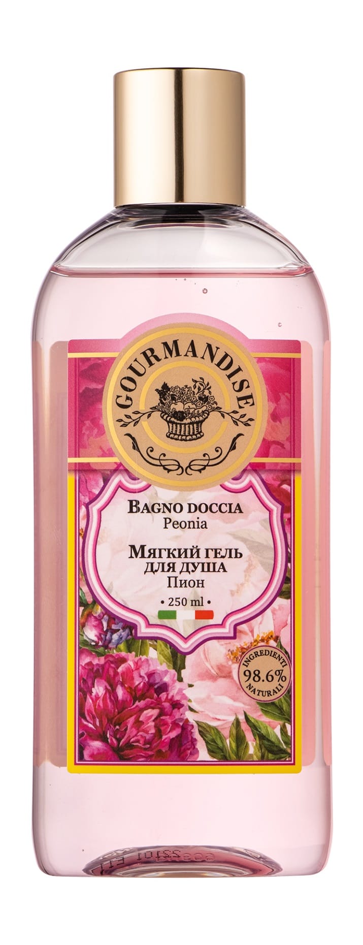 Мягкий гель для душа Пион, 250 мл