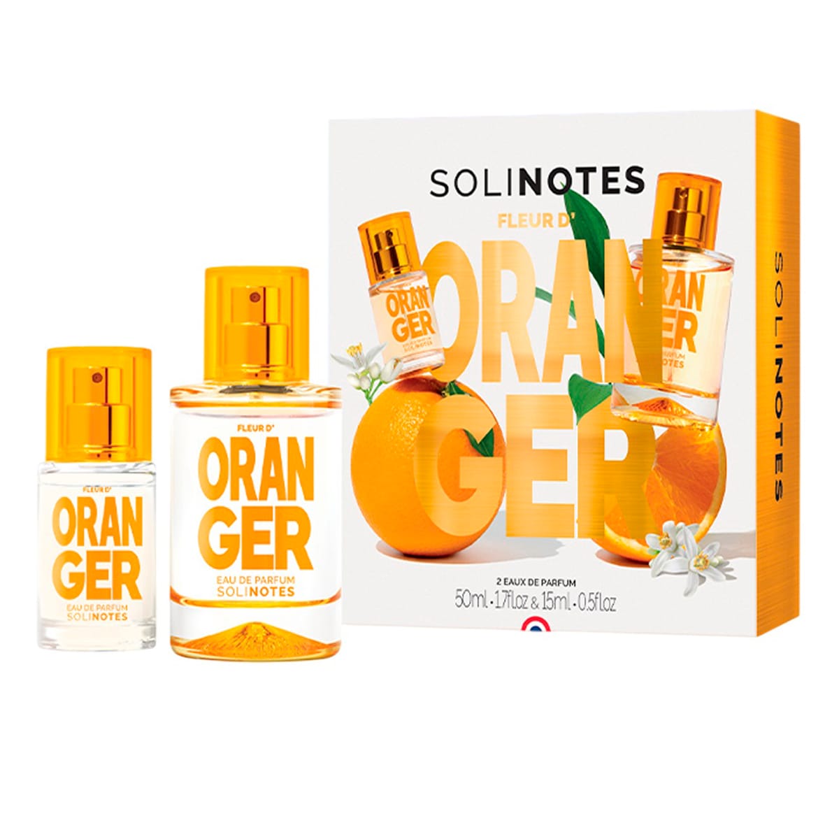 Парфюмерный набор Solinotes Fleur D’oranger (Парфюмерная вода, 50мл + Парфюмерная вода, 15мл)