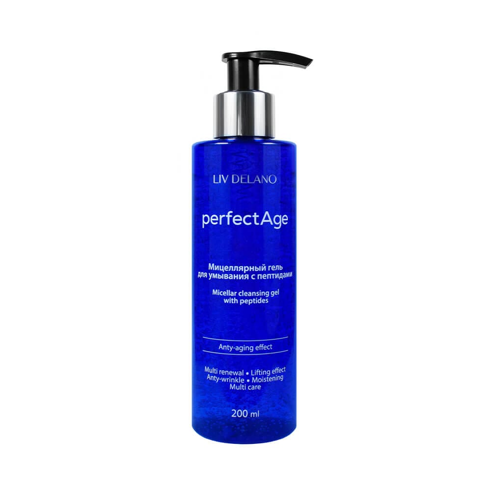 Perfect Age Мицеллярный гель для умывания с пептидами, 200 мл