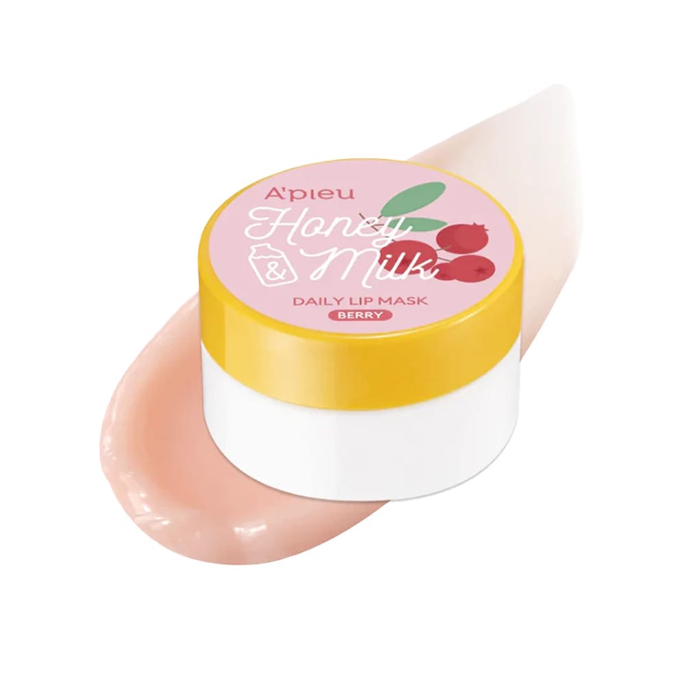 Восстанавливающая маска для губ A'pieu Honey & Milk Daily Lip Mask (Berry), 6 мл - фото 2