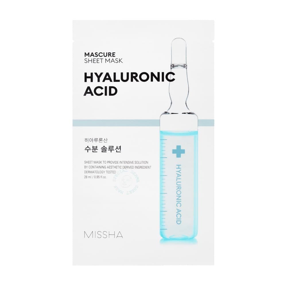 Missha Увлажняющая маска для лица Mascure Hydra Solution Sheet Mask (Hyaluronic Acid), 28 мл