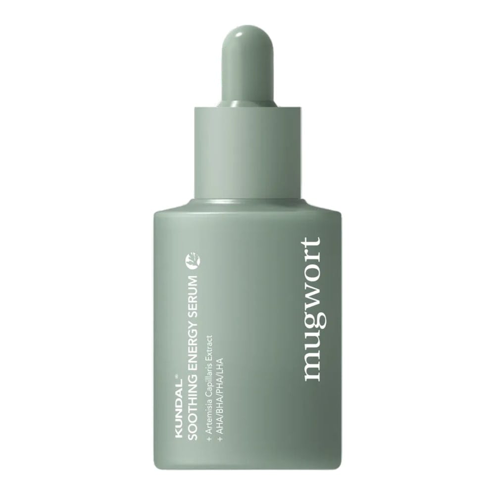 Успокаивающая, увлажняющая сыворотка для сияния кожи лица Kundal Mugwort Soothing Energy Serum, 30 мл
