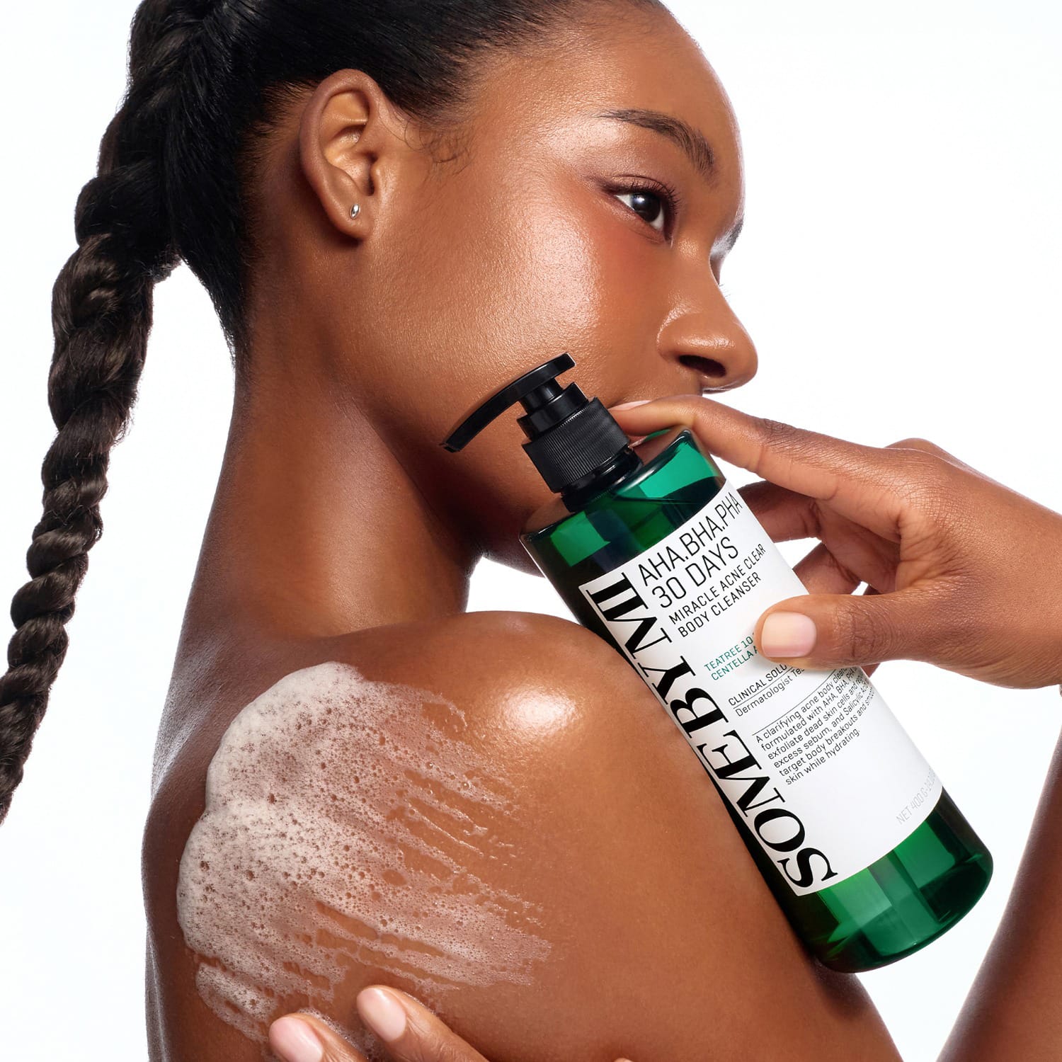 Успокаивающий очищающий гель для душа для проблемной кожи AHA.BHA.PHA 30 Days Miracle Acne Clear Body Cleanser, 400 г - фото 5