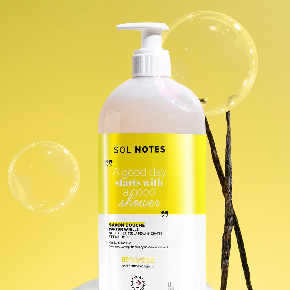 Гель для душа с ароматом ванили Solinotes Vanilla Shower Gel, 1л - фото 3