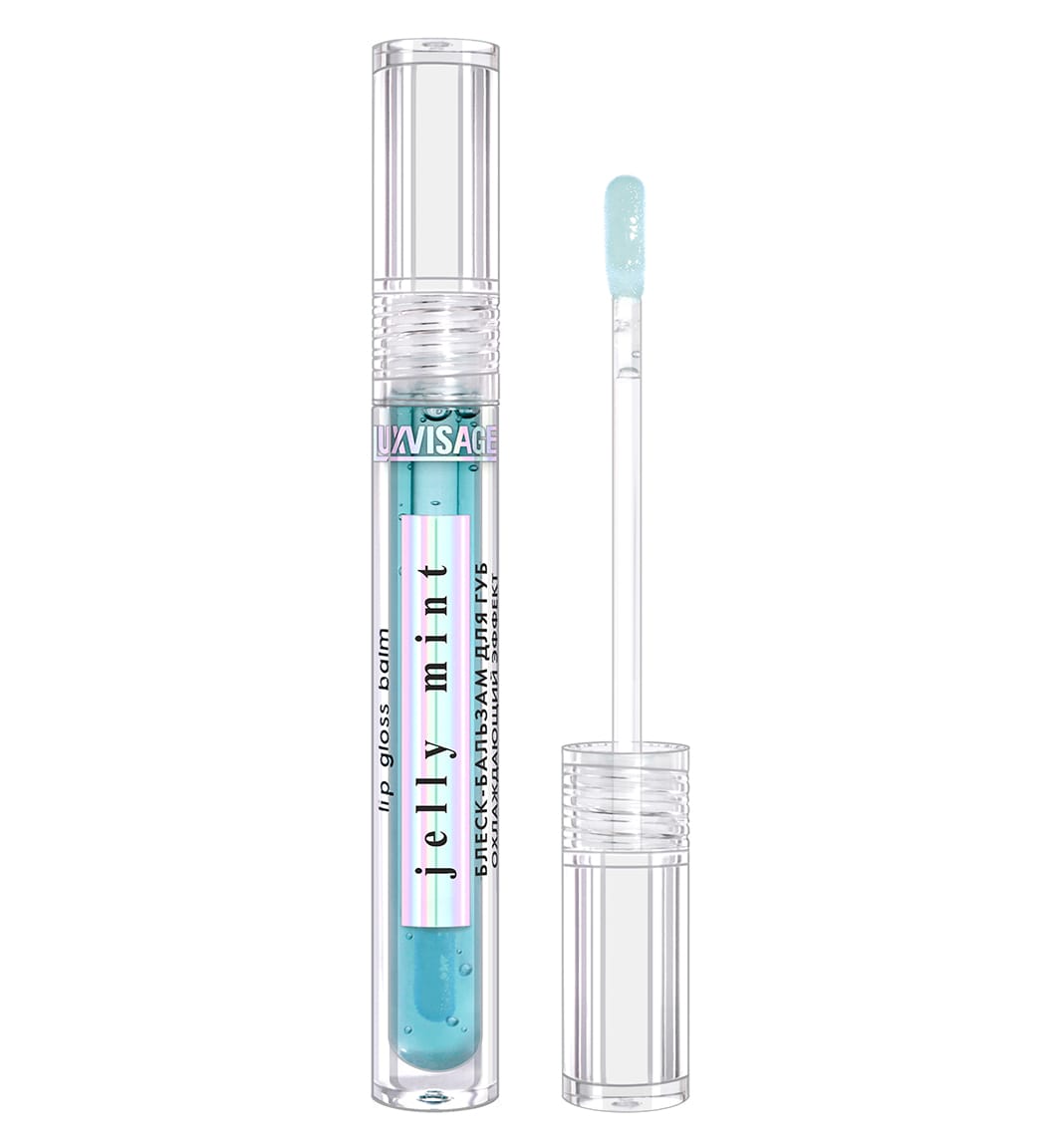 Блеск-бальзам для губ охлаждающий эффект Luxvisage Jelly Mint, 2,9 г