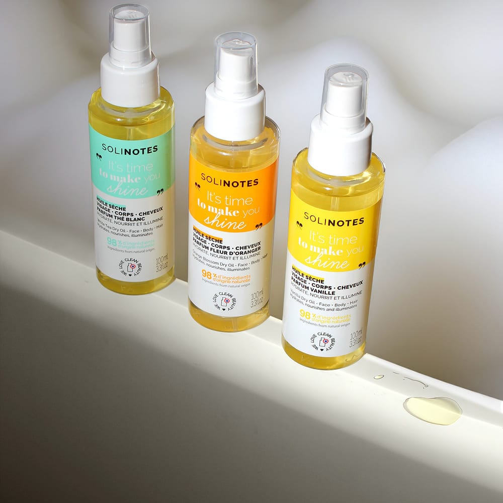 Сухое масло для лица, тела и волос с ароматом цветков апельсина Solinotes Orange Blossom Dry Oil, 100 мл - фото 4