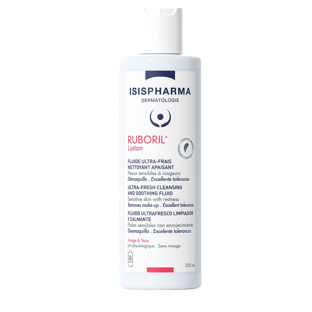 ISISPHARMA RUBORIL Lotion Молочко успокаивающее для снятия макияжа для чувствительной и склонной к покраснению кожи 250 мл