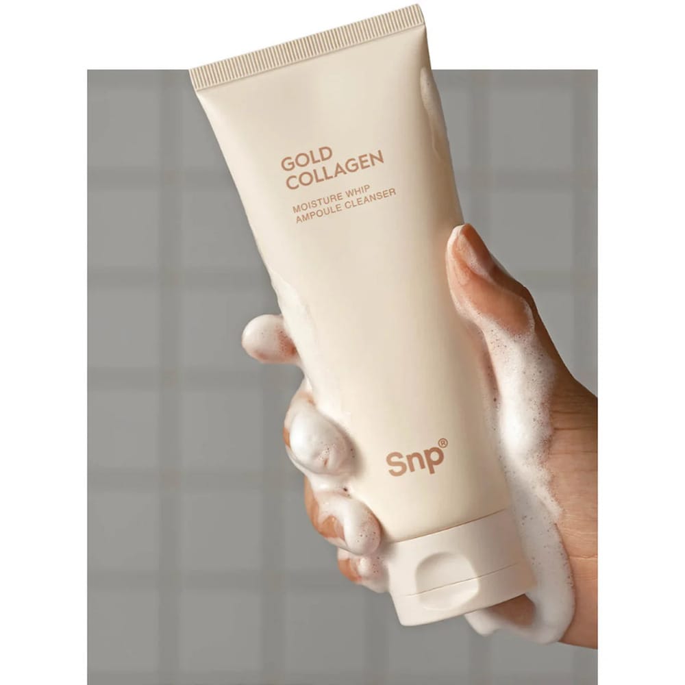 Увлажняющая очищающая крем-пенка для лица Gold Collagen Moisture Whip Ampoule Cleanser, 150 мл - фото 2