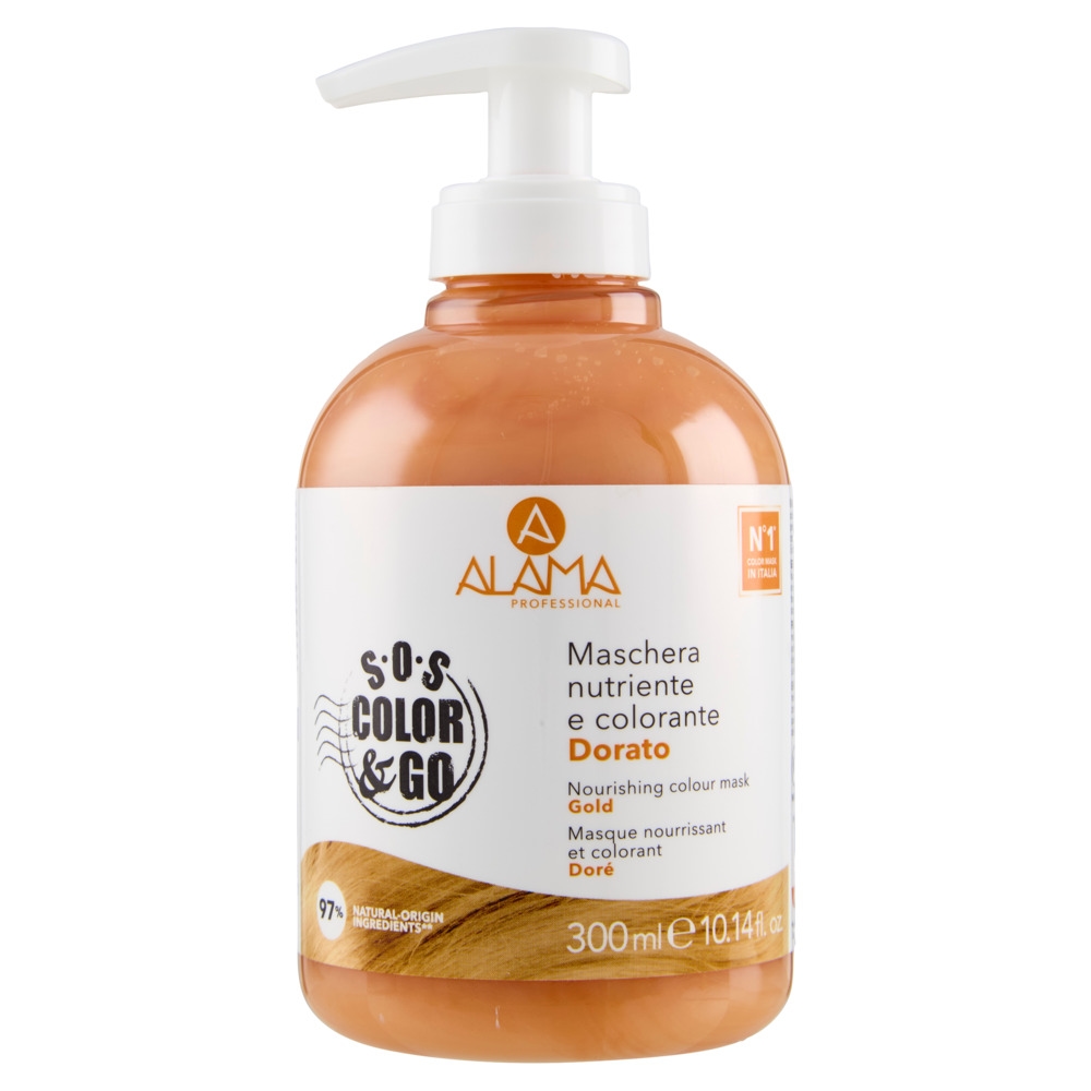 Питательная оттеночная маска для волос Nourishing Colour Mask, Тон Золотистый (Gold), 300 мл