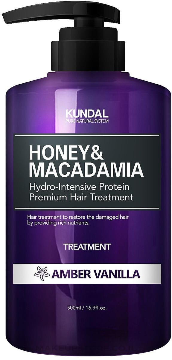 Кондиционер для волос KUNDAL HONEY & MACADAMIA HAIR TREATMENT AMBER VANILLA, 500 мл