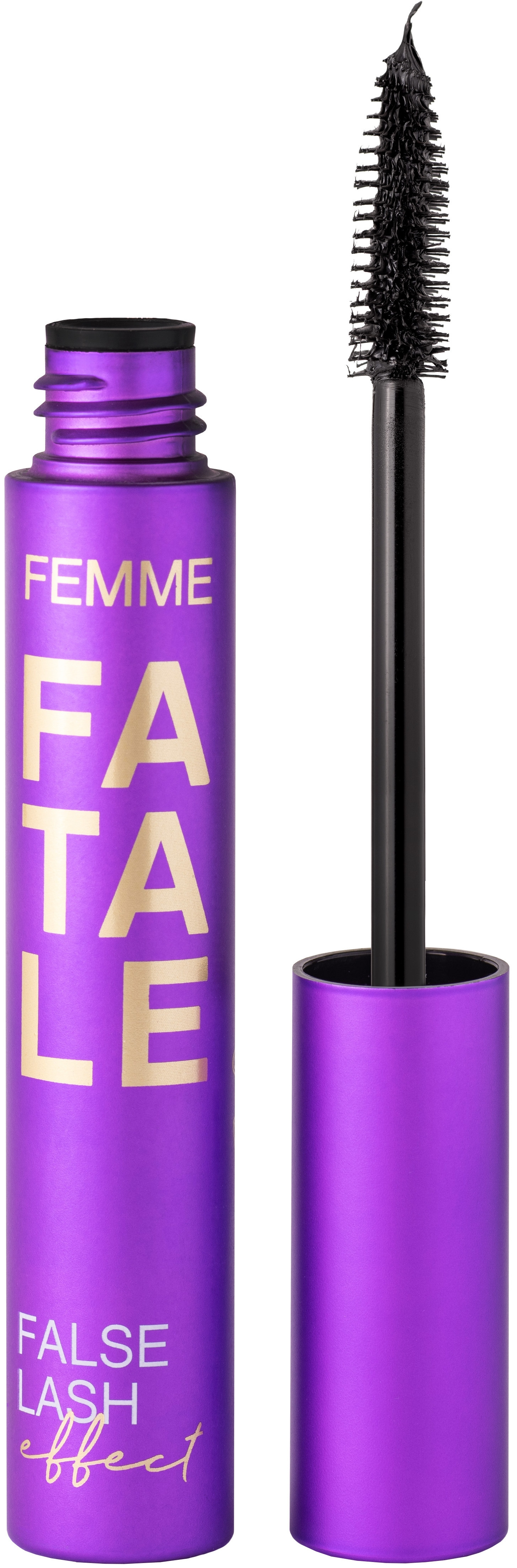 Тушь объемная с эффектом накладных ресниц Femme Fatale, тон 01-Черный