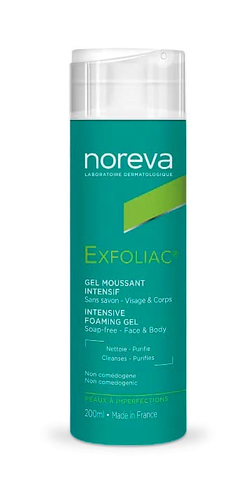 Мягкий очищающий гель для лица и тела Exfoliac Gentle Foaming Gel, 200 мл