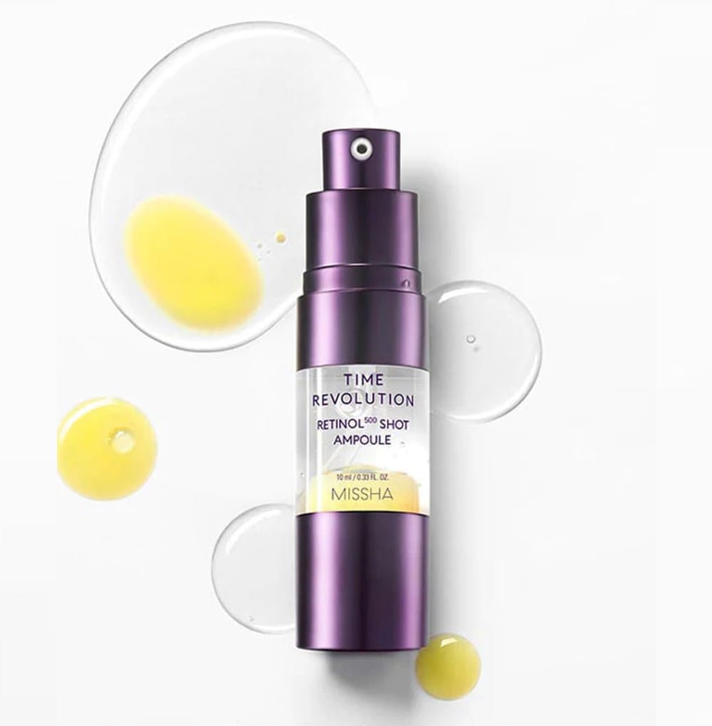 Антивозрастная сыворотка для лица Missha Time Revolution Retinol 500 Shot Ampoule, 10 мл - фото 2