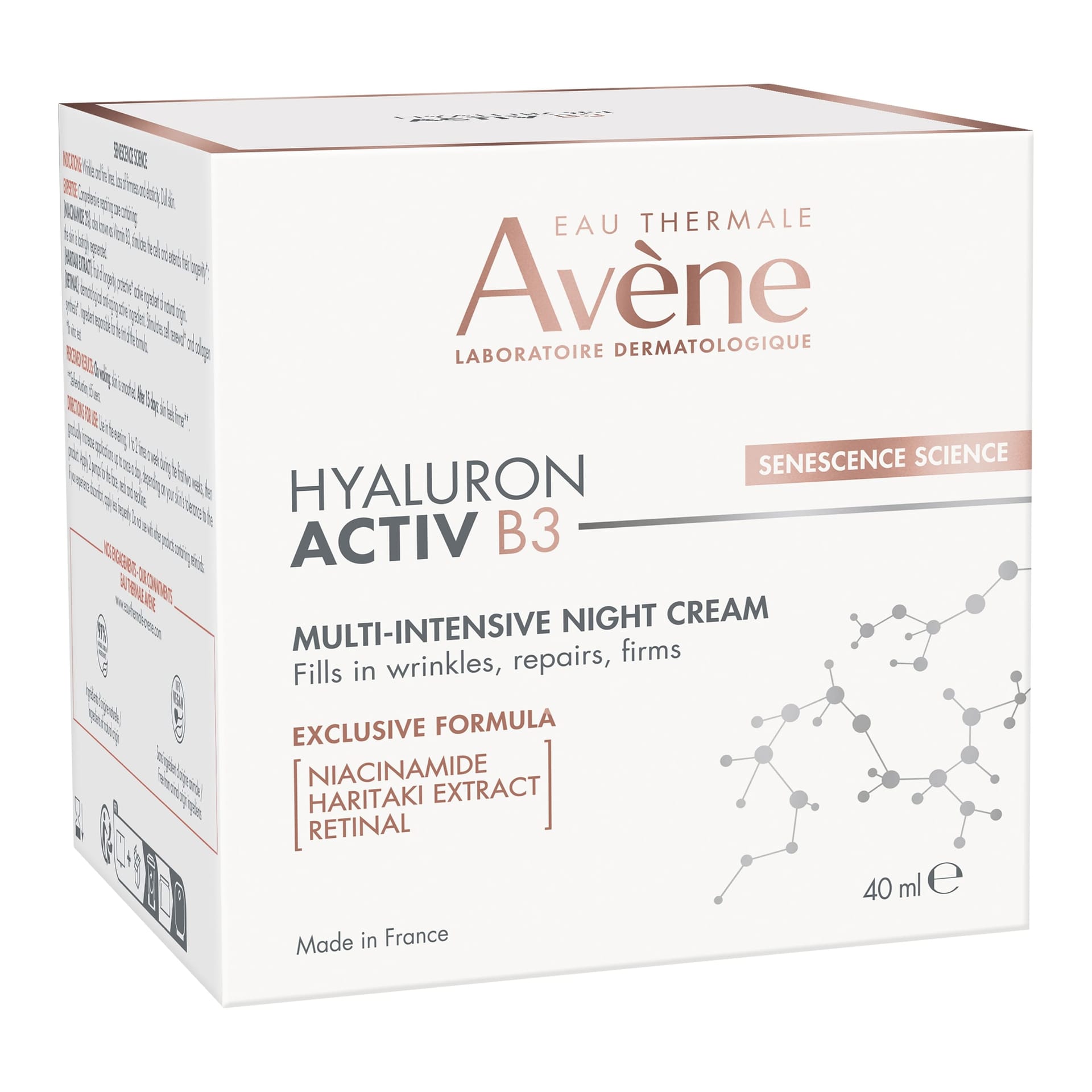 Avene Hyaluron Activ Интенсивный регенерирующий ночной крем, 40 мл - фото 3