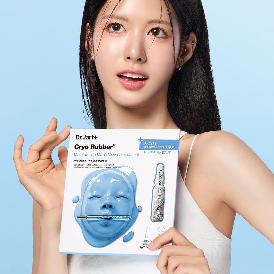 Набор косметический Dr.Jart+ Cryo Rubber Moisturizing Mask:(Концентрат для лица увлажняющий,4 г; Увлажняющая маска для лица,36 г) - фото 6