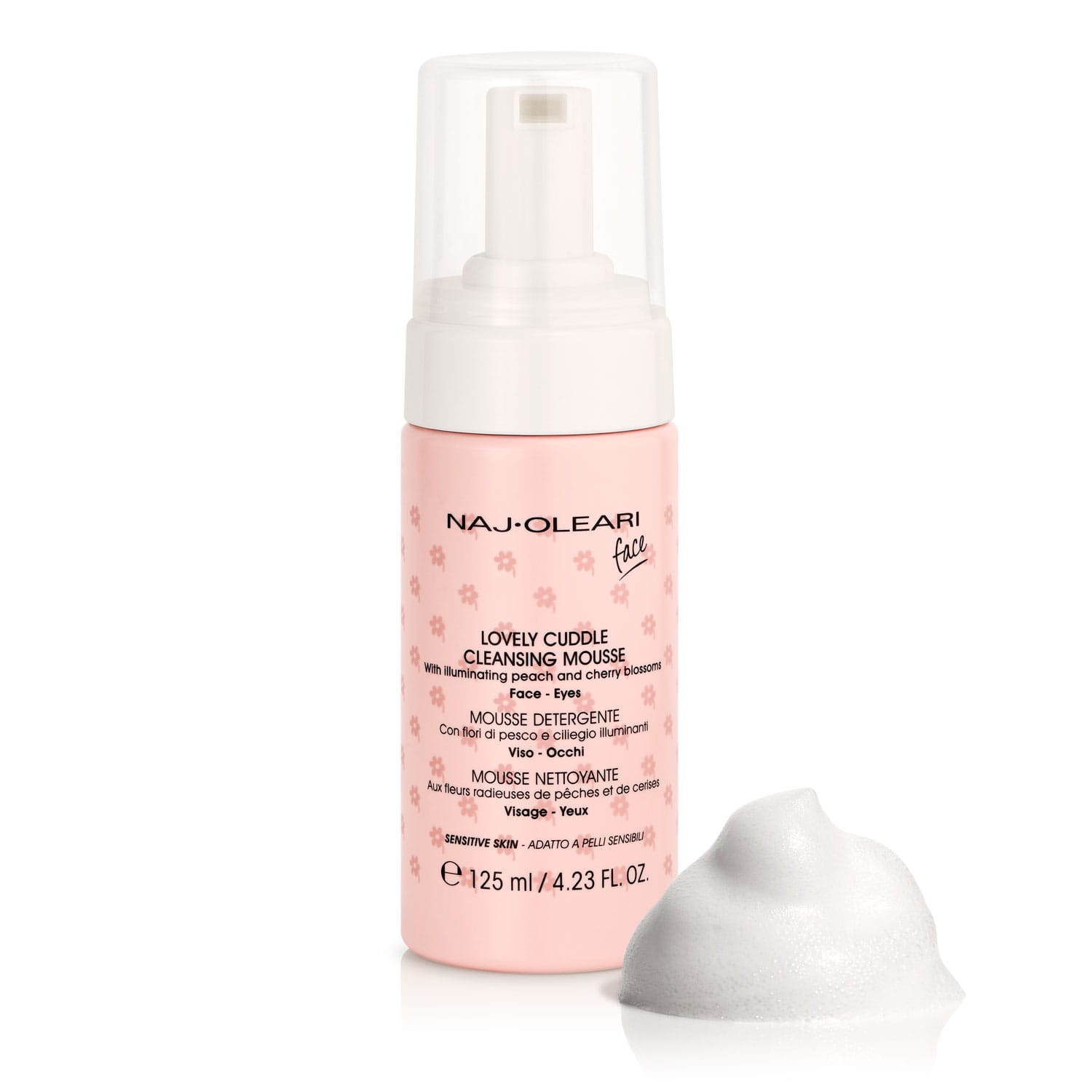 Очищающий мусс для умывания Naj-Oleari Lovely Cuddle Cleansing Mousse, 125 мл - фото 3