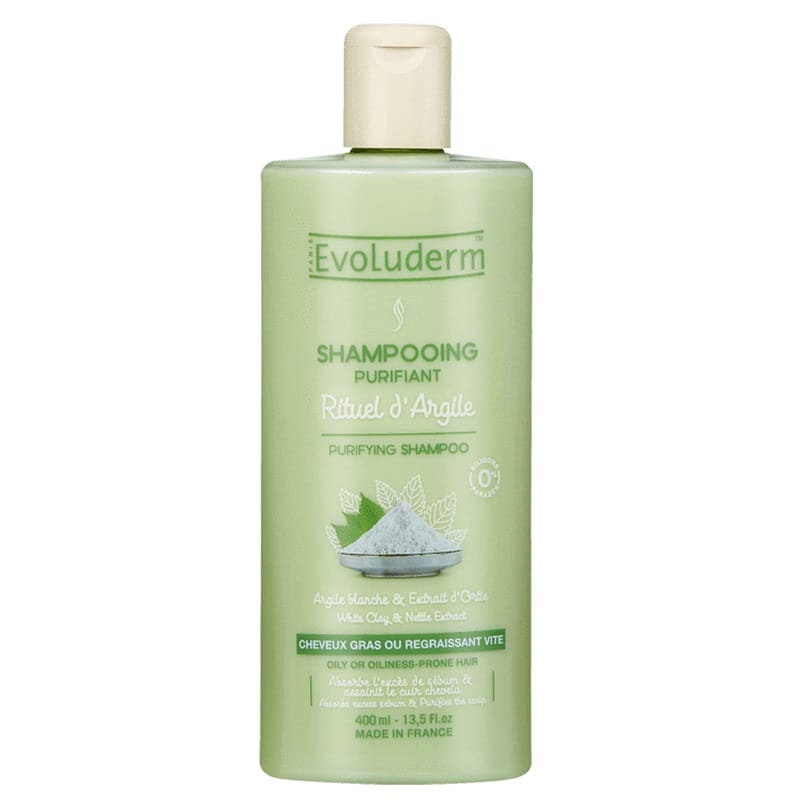 Очищающий шампунь с белой глиной и экстрактом крапивы Purifying Shampoo With White Clay & Nettle Extract, 400 мл
