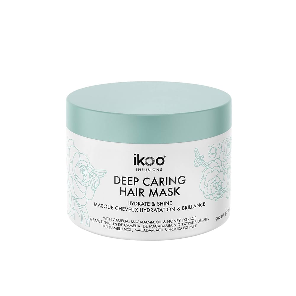 Маска для восстановления волос «Увлажнение и блеск» ikoo infusions Hydrate and Shine Deep Caring Hair Mask, 200 мл