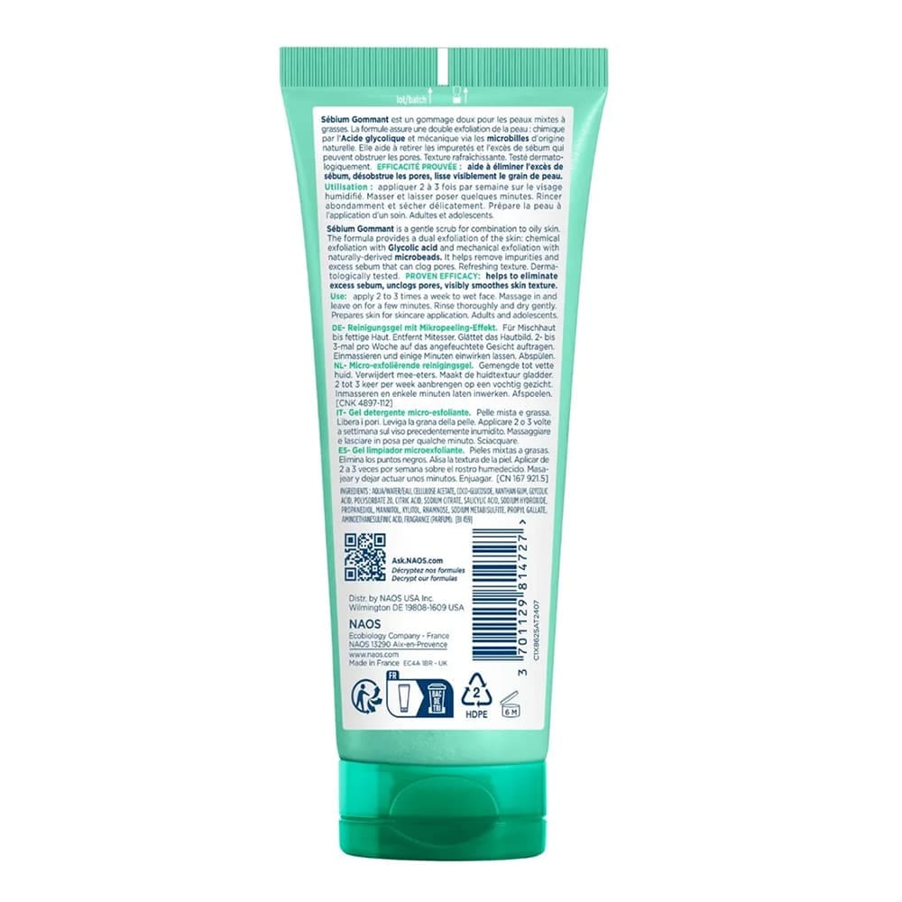 Sebium Gel Gommant Гель для лица гуммирующий Sebium 100 мл - фото 2