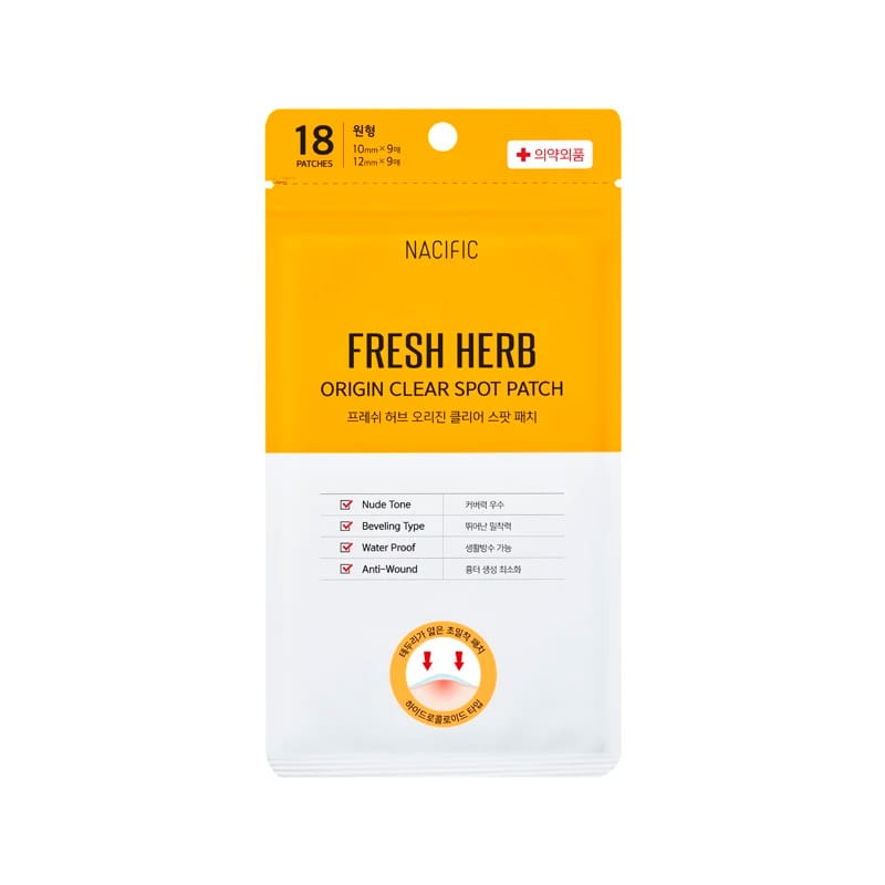 Патчи локального применения для проблемной кожи Fresh Herb Origin Clear Spot Patch, 18 шт