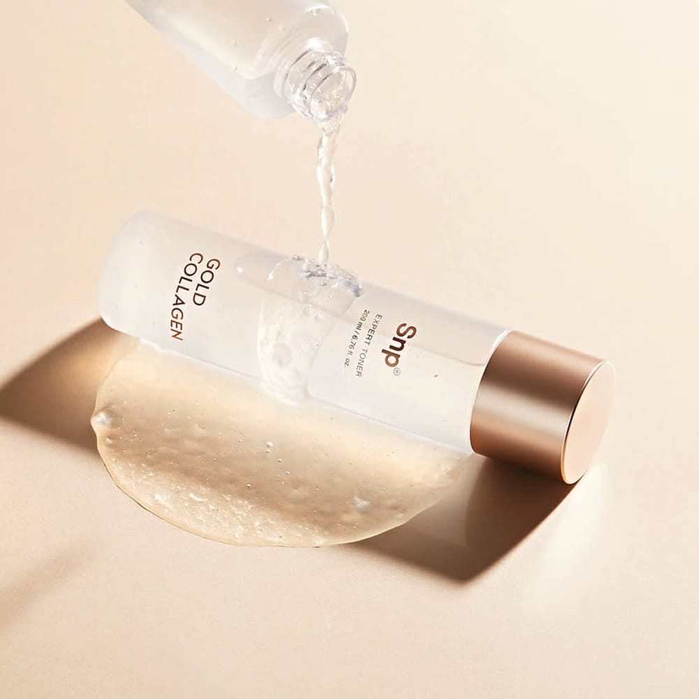 Увлажняющий и питательный тонер для разглаживания кожи лица Gold Collagen Expert Toner, 200 мл - фото 4