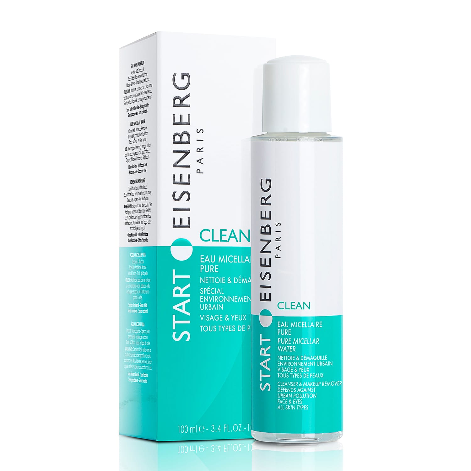 Очищающая мицеллярная вода для лица и области глаз START CLEAN EAU MICELLAIRE PURE 100 мл - фото 2