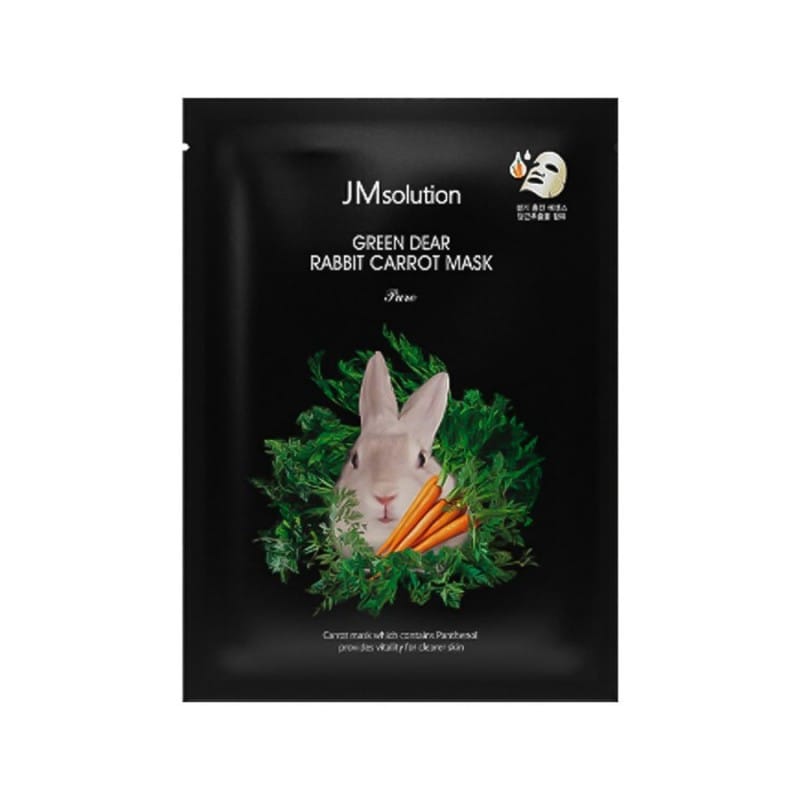 Обновляющая тканевая маска для лица с экстрактом моркови Green Dear Rabbit Carrot Mask Pure, 30 мл