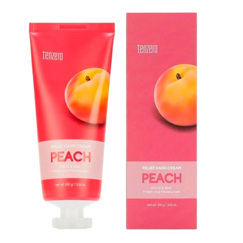 Крем для рук и ногтей увлажняющий Tenzero Relief Hand Cream Peach, 100 г - фото 3