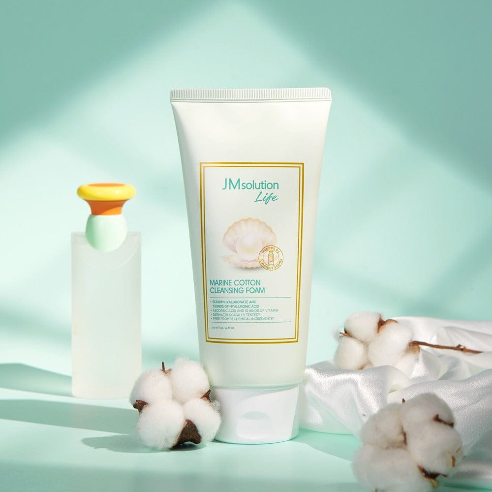 Очищающая пенка для лица JMsolution Life Cotton Cleansing Foam, 300 мл - фото 5